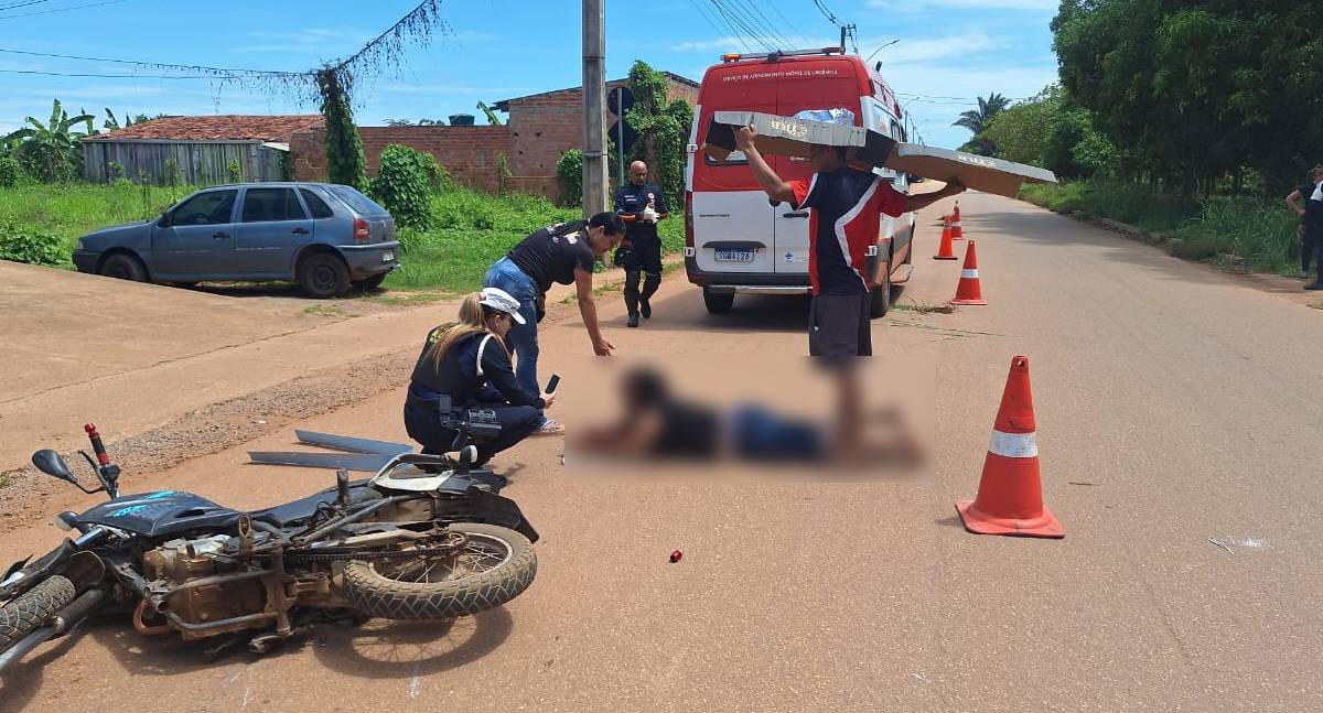 Colisão entre duas motocicletas na zona leste deixa condutoras feridas