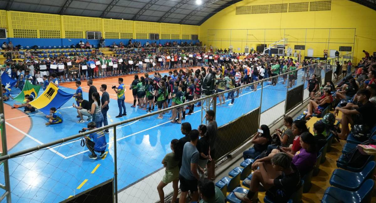Copa Madeirão de Futsal 2025 começa com festa e mais de 1.300 atletas em Porto Velho