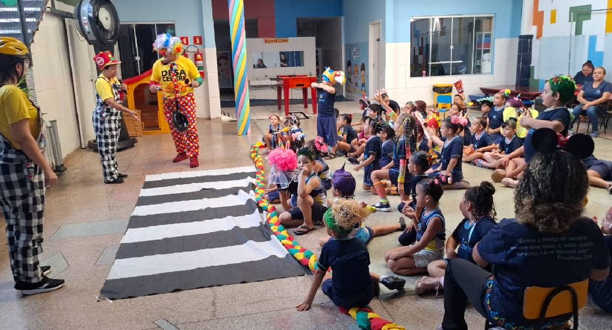 Crianças de Porto Velho aprendem segurança no trânsito em atividade educativa
