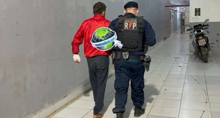 Criminoso que foi surrado e baleado após tentar roubar moto é preso após alta médica