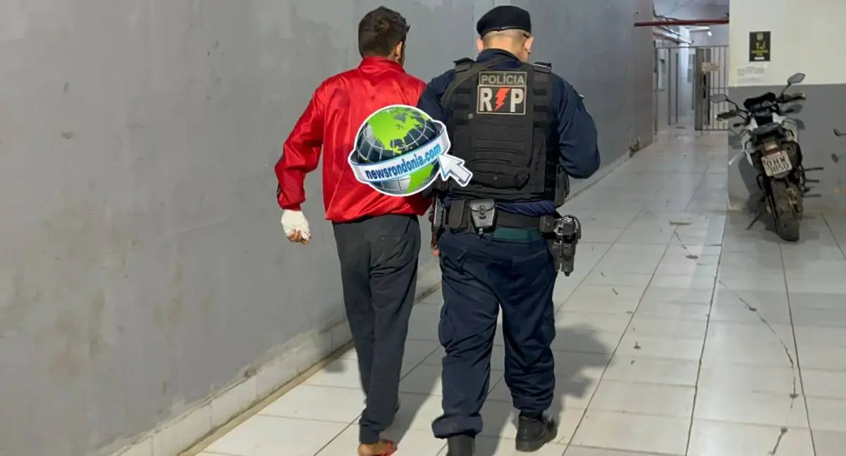 Criminoso que foi surrado e baleado após tentar roubar moto é preso após alta médica