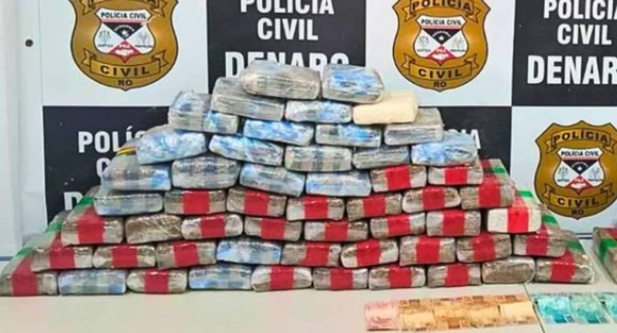 DENARC apreende 68 kg de skunk e prende quatro em Rondônia