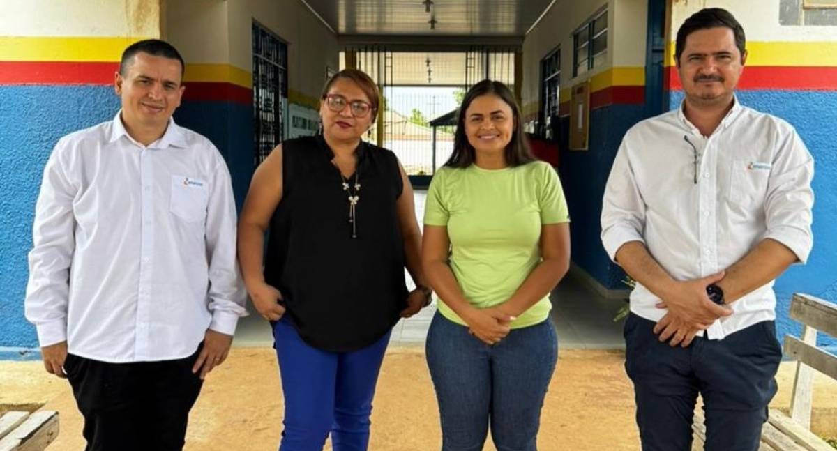 Deputada Dra. Taíssa vistoria escolas de Guajará-Mirim com Energisa para buscar soluções na rede elétrica