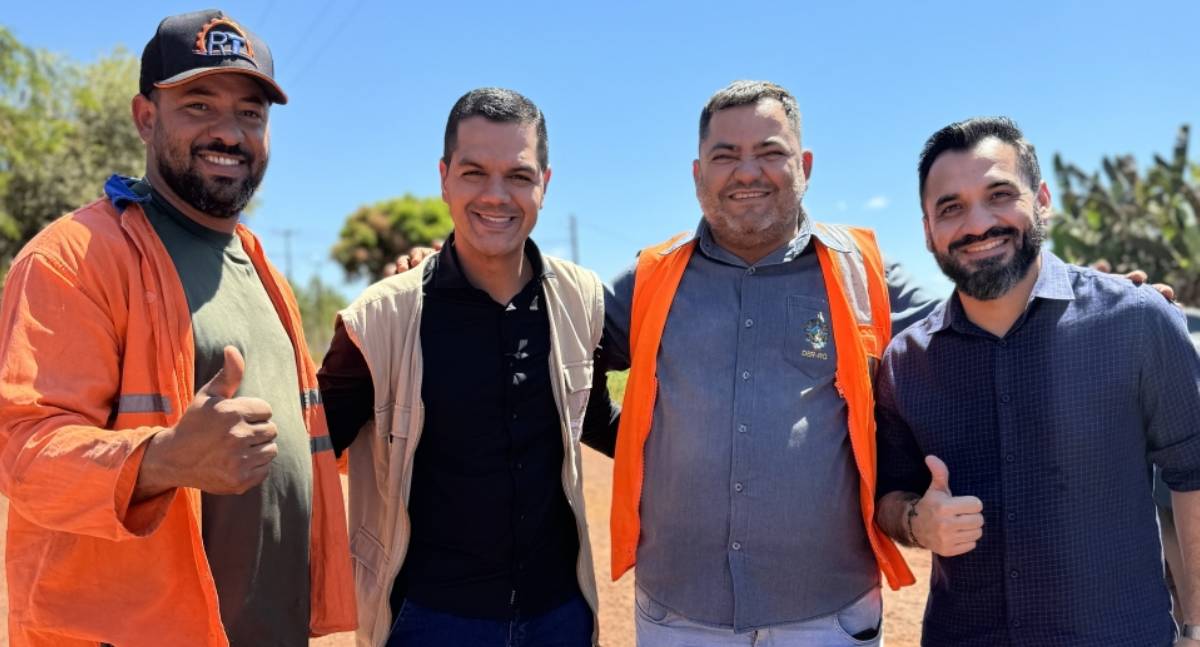 Deputado Cássio Gois garante obras de drenagem e asfalto no distrito Riozinho, em Cacoal