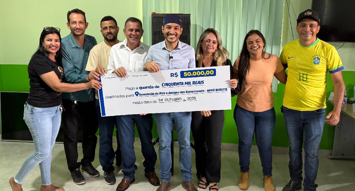 Dr. Fernando Máximo destina R$ 50 mil para a APAE de Buritis