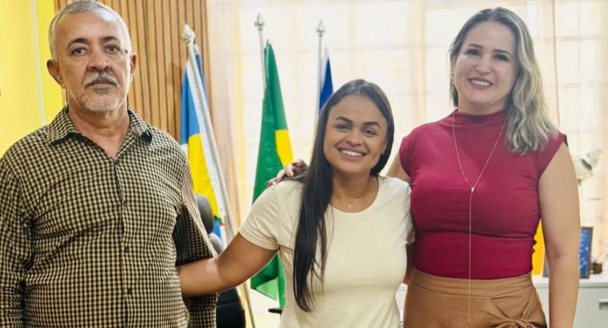 Dra. Taíssa cumpre agenda em Espigão do Oeste ao lado do vereador Pedro Mandioca