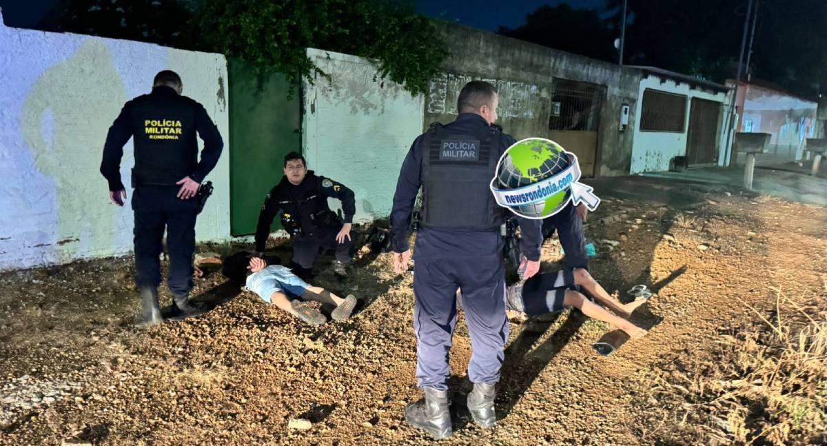 Dupla é detida com motos roubadas e adulteradas após perseguição na capital