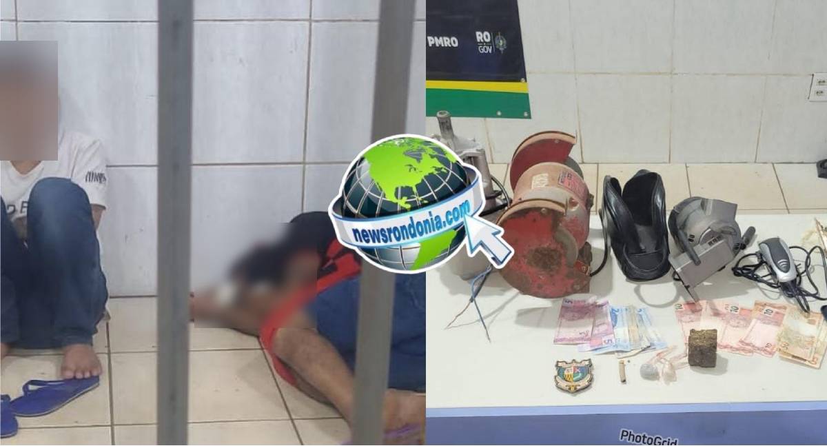 Dupla é presa com drogas após ataque a tiros que deixou mulher baleada na zona leste