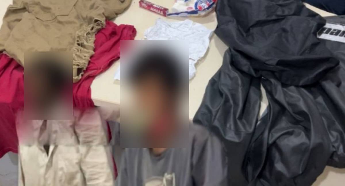 Dupla presa após furtar mochila com R$ 577 em supermercado de Ji-Paraná