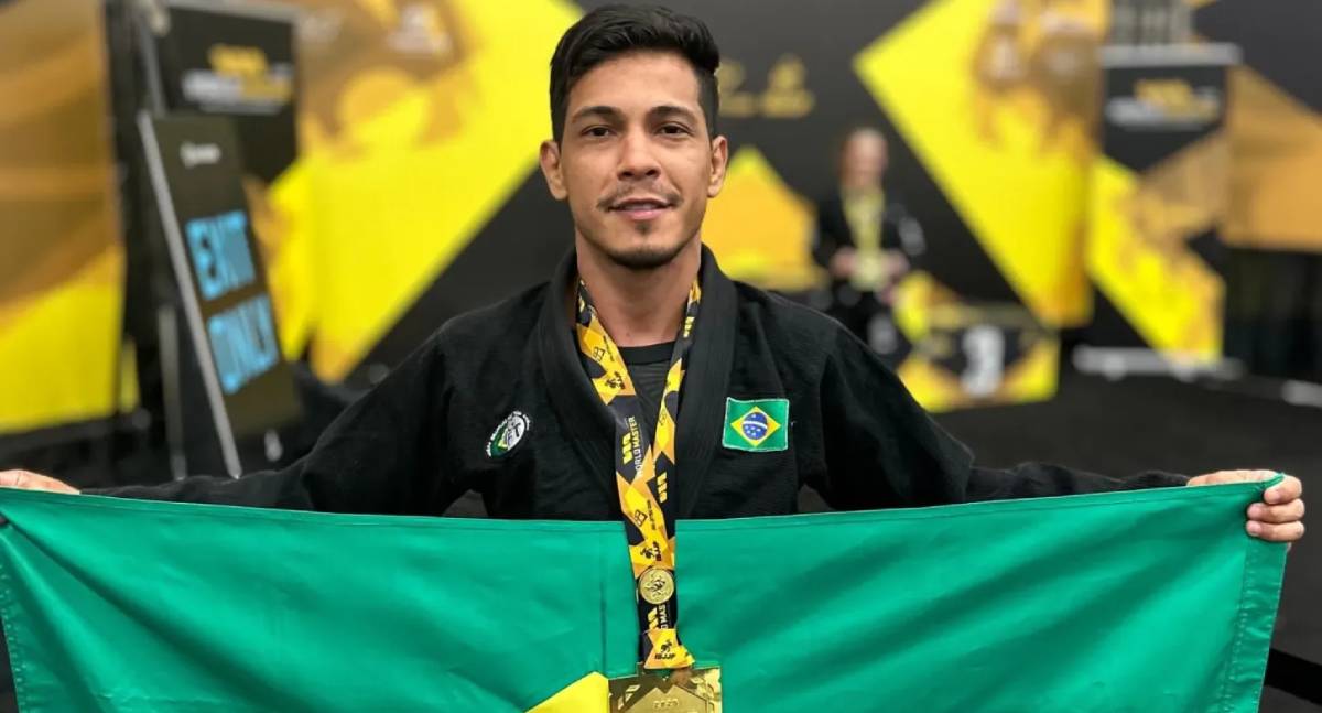 Edevaldo Neves celebra título mundial de Jiu-Jitsu do policial Ângelo Rafael