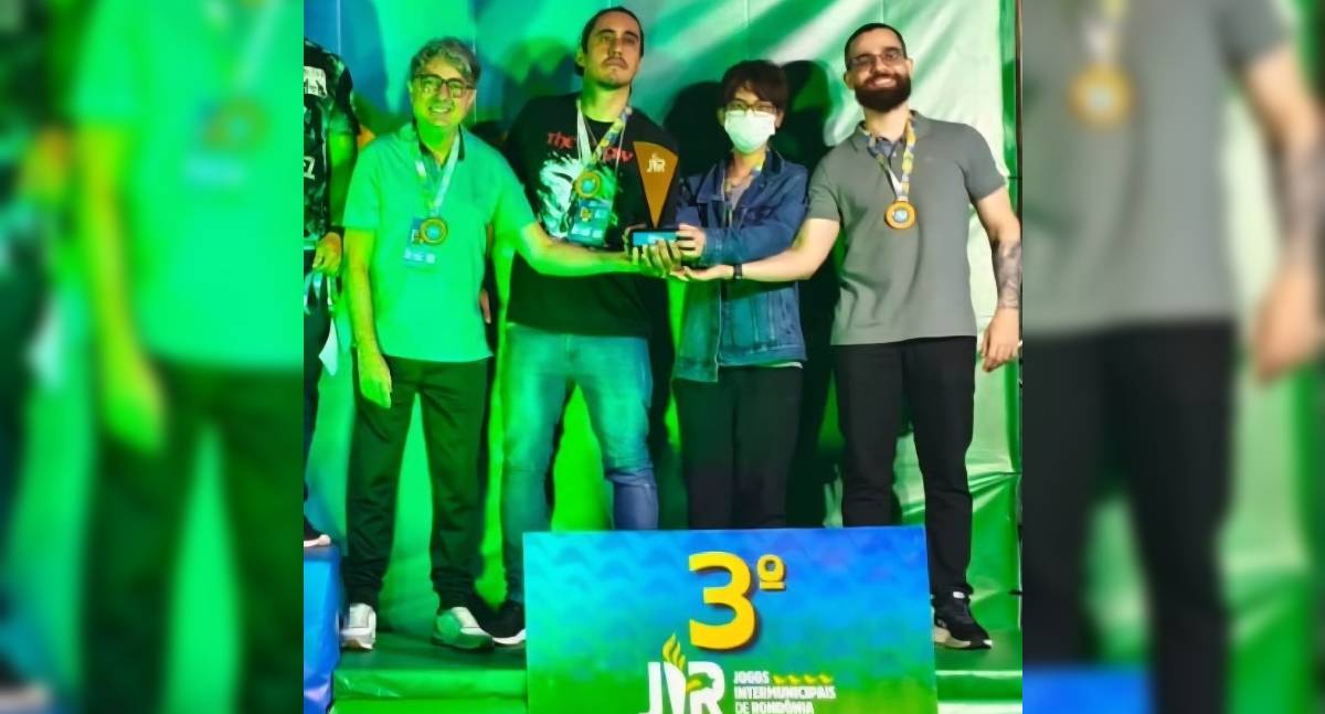 Equipe de xadrez de Jaru conquista terceiro lugar nos Jogos Intermunicipais de Rondônia