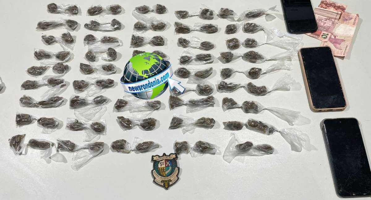 Equipe do sargento Raiciclei flagra trio usando lava-jato para vender drogas na zona leste de Porto Velho