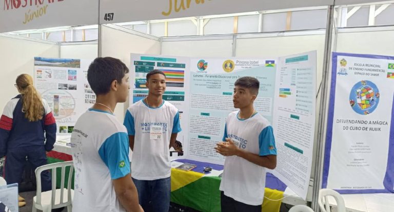 Estudantes de Rondônia participam da Mostra Internacional de Ciência e Tecnologia no RS