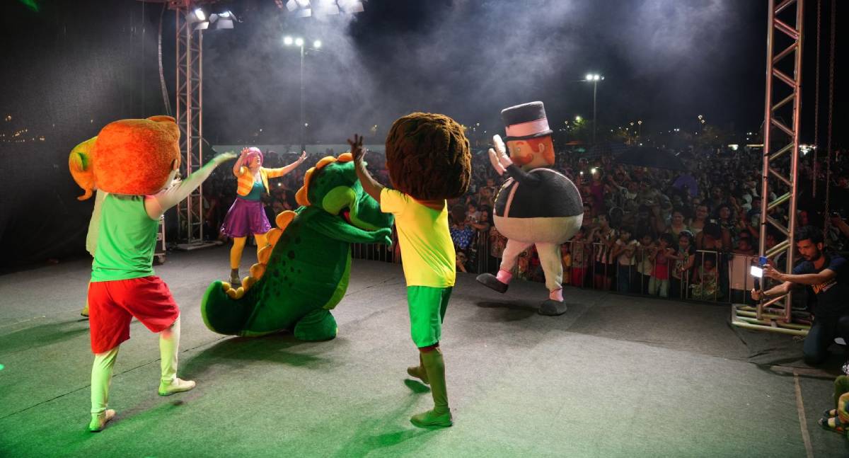 Festa no Parque da Cidade encanta mais de 30 mil pessoas com show gratuito do Mundo Bita