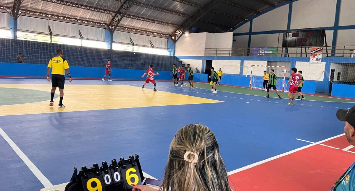 Final do handebol agita torcedores nos Jogos Intermunicipais de Rondônia