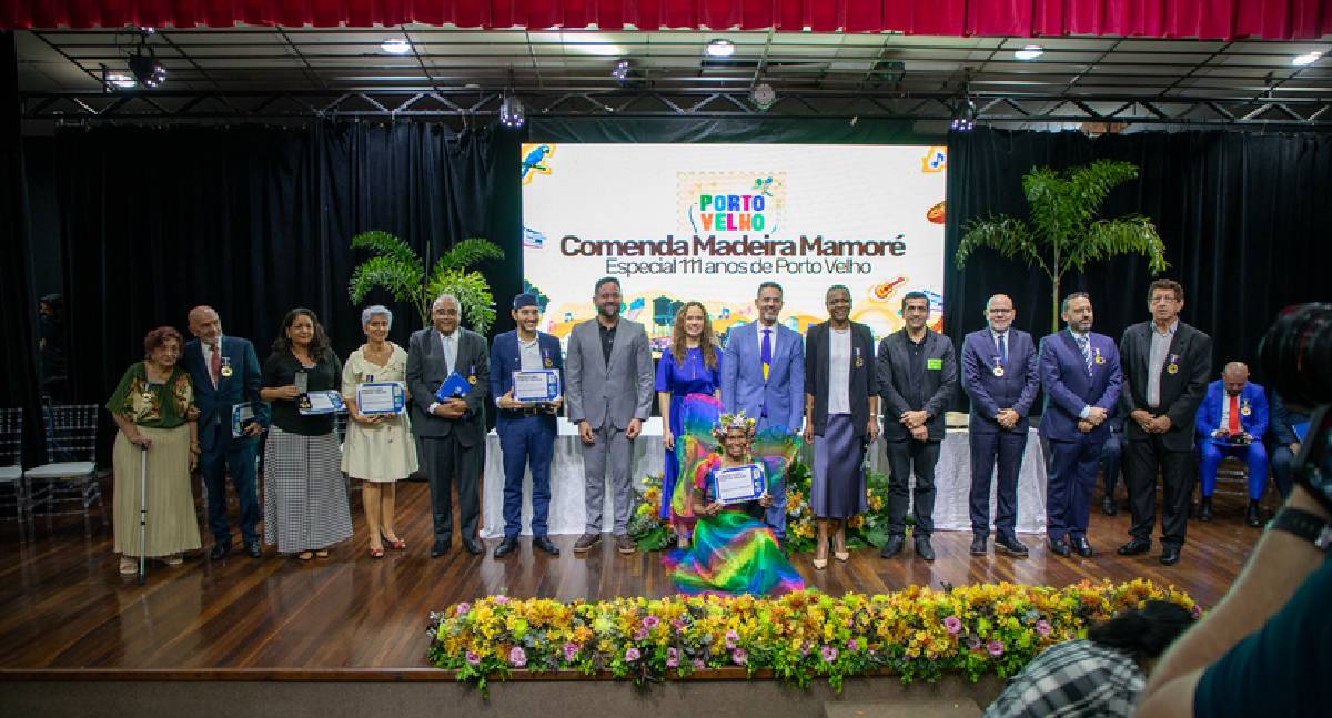Gilberto Barbosa recebe Comenda Madeira-Mamoré em Porto Velho