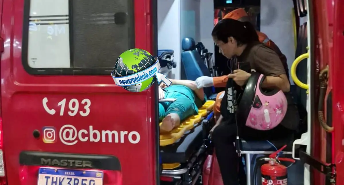 Grave acidente entre duas motocicletas deixa três feridos na Avenida Amazonas