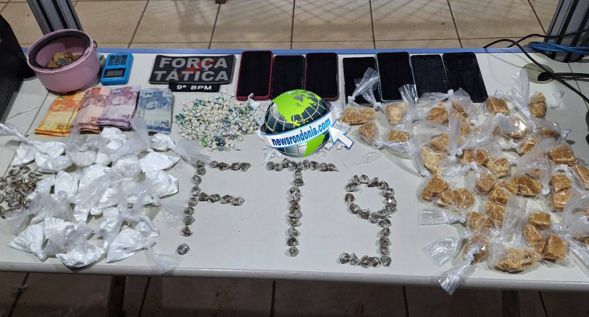 Homem é preso com cerca de 100 porções de drogas na Zona Leste de Porto Velho
