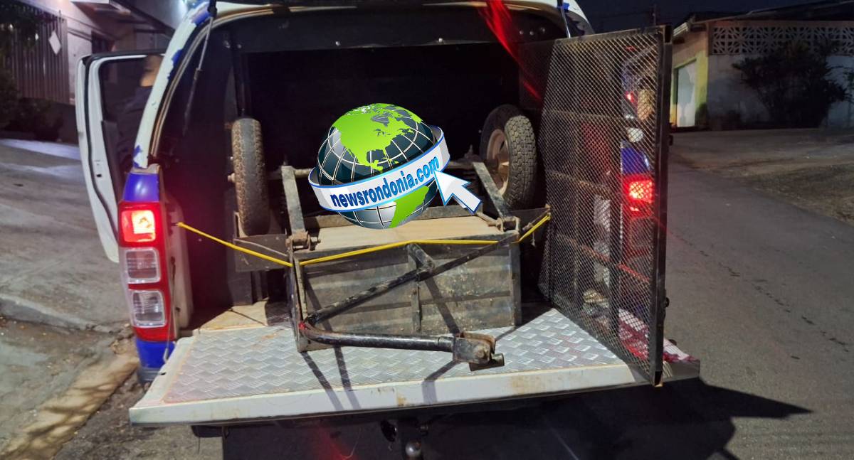 Homem é preso por furtar carretinha e outro por receptação na zona norte
