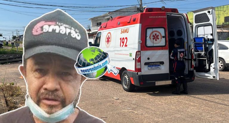 Homem passa mal e morre no meio da rua em Porto Velho
