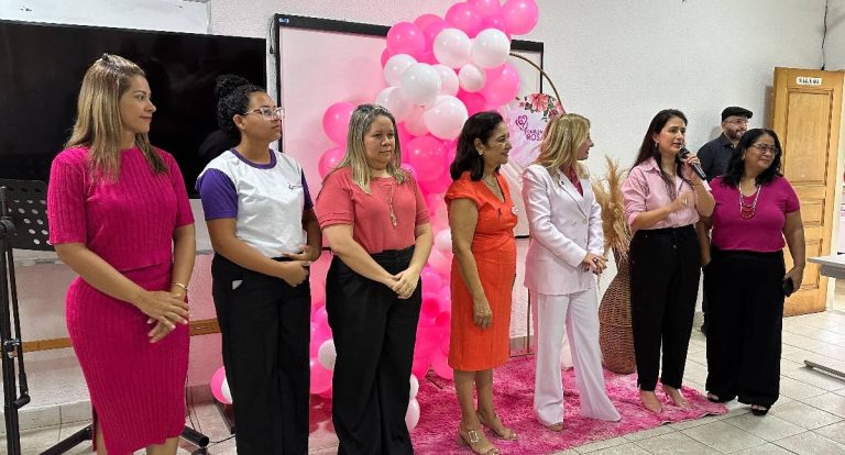 Ieda Chaves participa da ação social do Outubro Rosa pela Procuradoria da Mulher da Alero