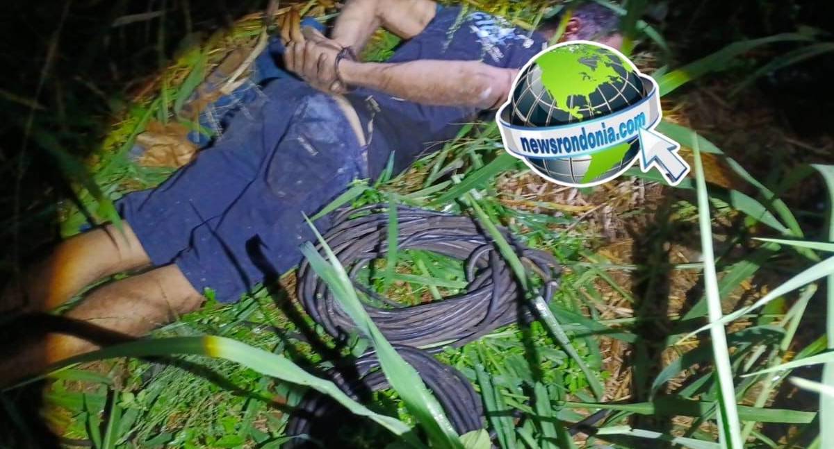 Ladrão é preso furtando fios em torre da Claro na zona leste