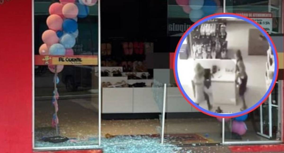 Ladrões arrombam loja de calçados em Rolim de Moura e furtam bolsas e tênis