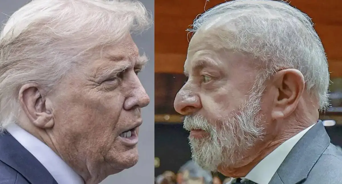 Lula solicita a Trump fim de tarifa de 50% sobre produtos brasileiros em conversa