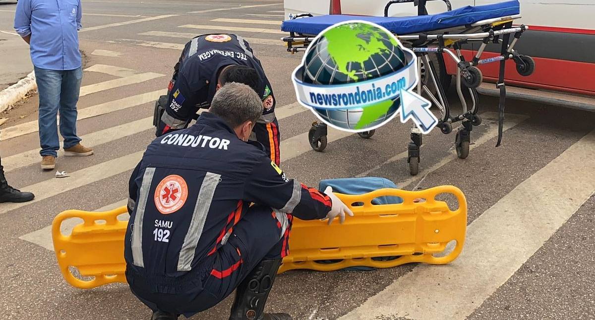 Motorista de caminhonete foge depois de causar grave acidente na Jorge Teixeira