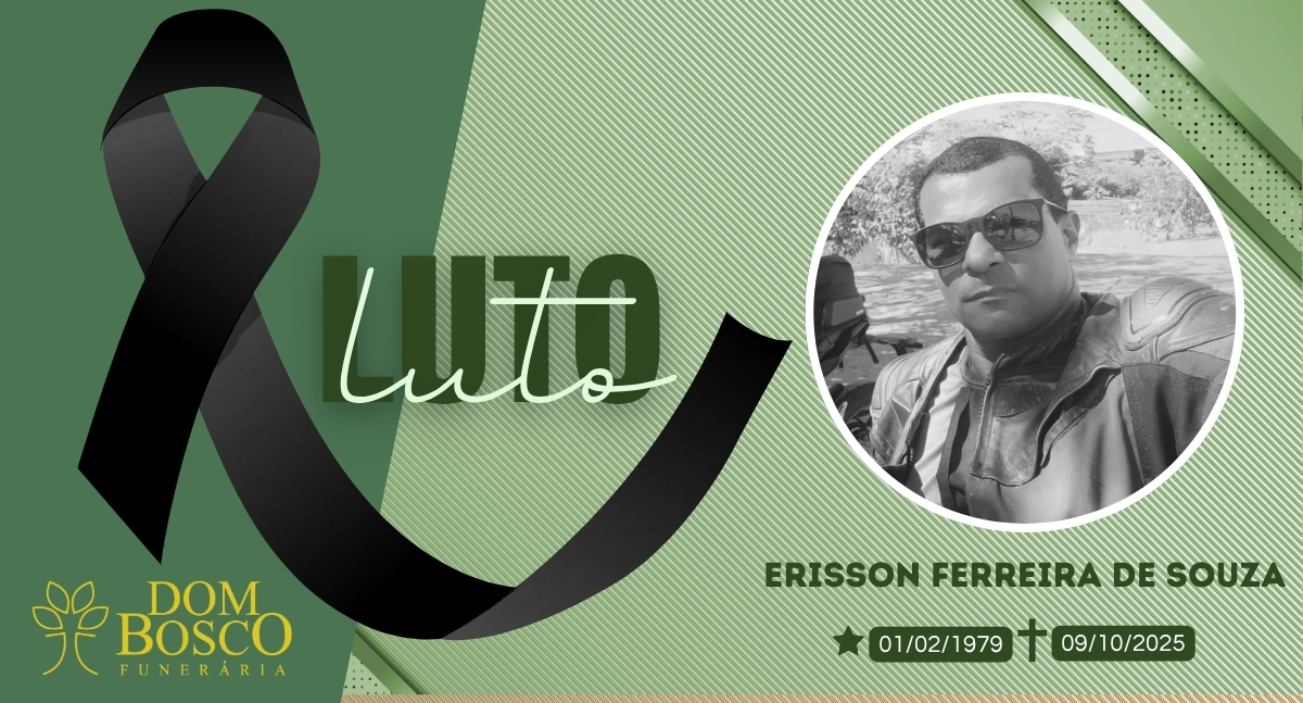 Nota de pesar: Erisson Ferreira de Souza