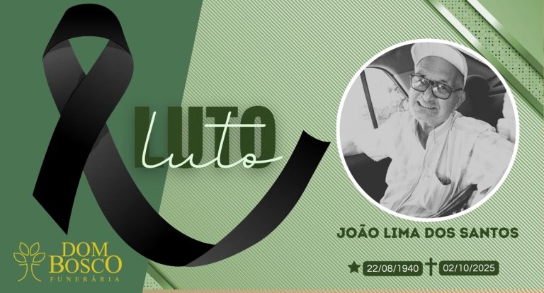 Nota de pesar: João Lima dos Santos