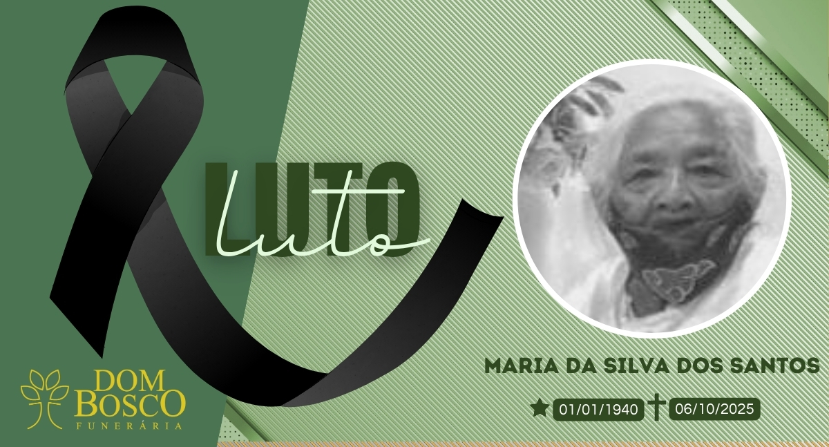 Nota de pesar: Maria da Silva dos Santos