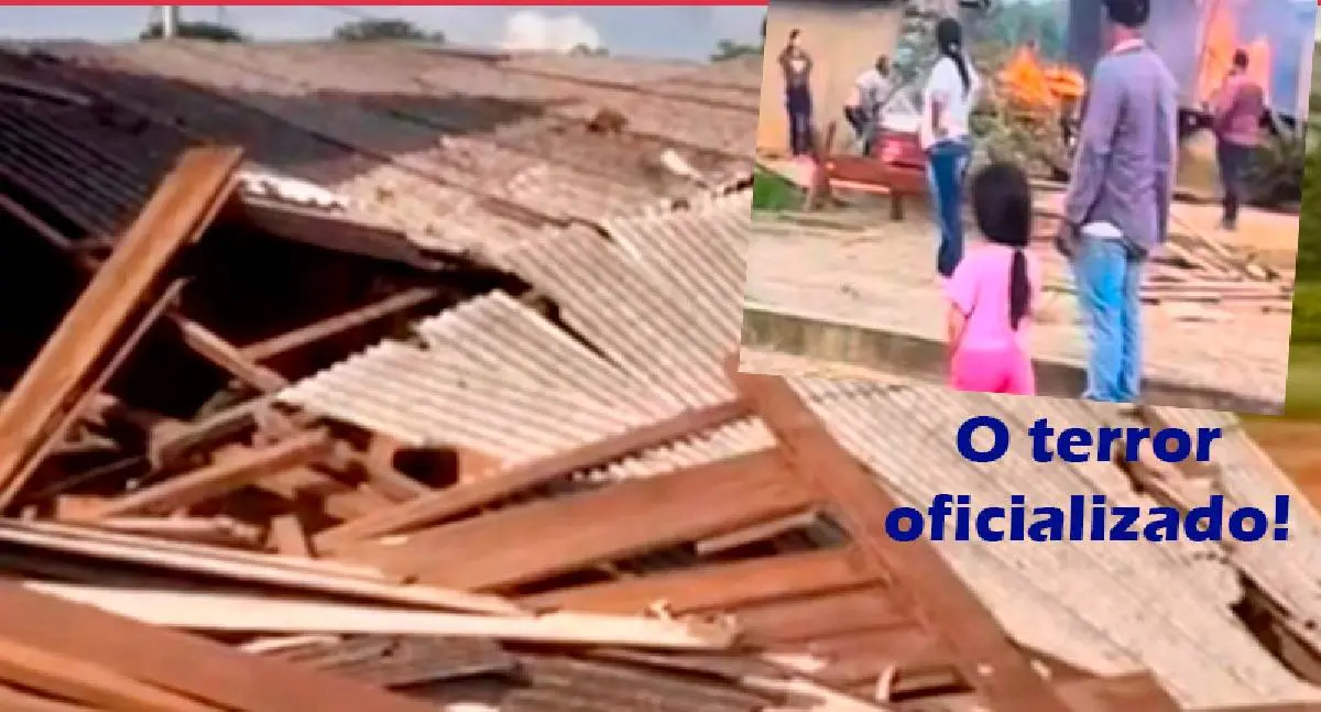 OPINIÃO DE PRIMEIRA - Funai comanda queima e destruição de casas de produtores pobres da região de alvorada do oeste