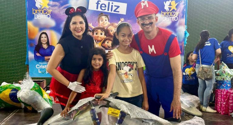 Pedro Geovar e Cristiane Lopes promovem grande festa do Dia das Crianças no bairro Conceição