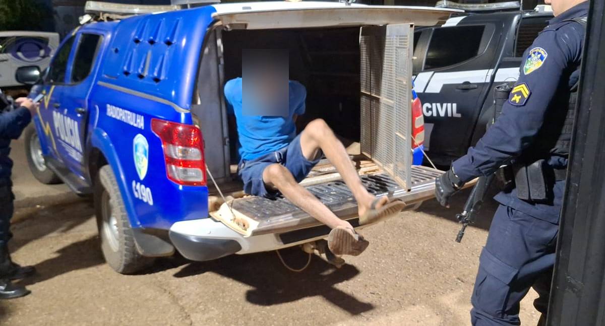 PM prende foragido com mandado de prisão em Candeias do Jamari
