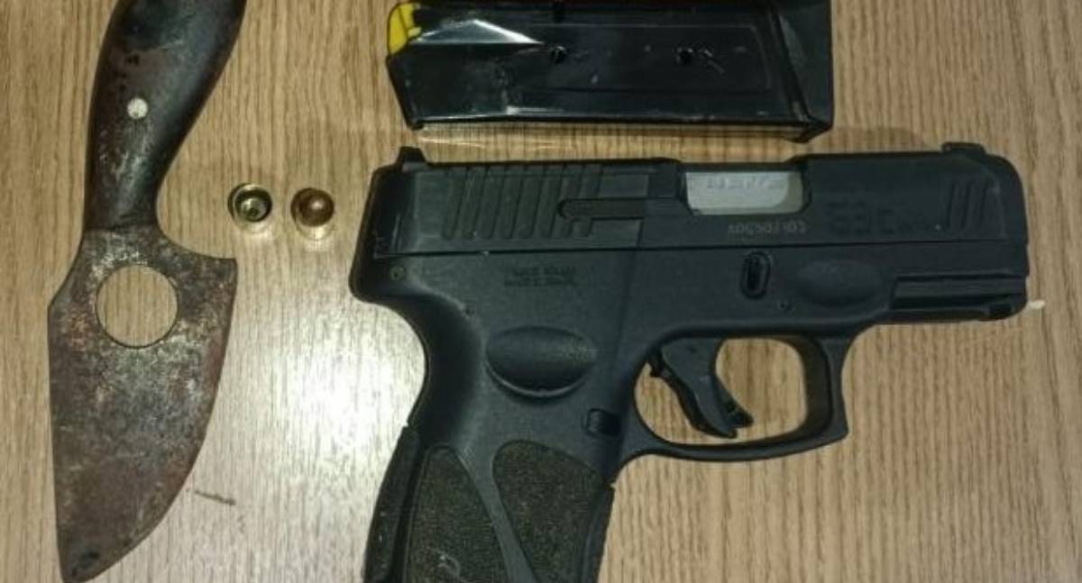 PM prende homem por disparos de arma de fogo em via pública