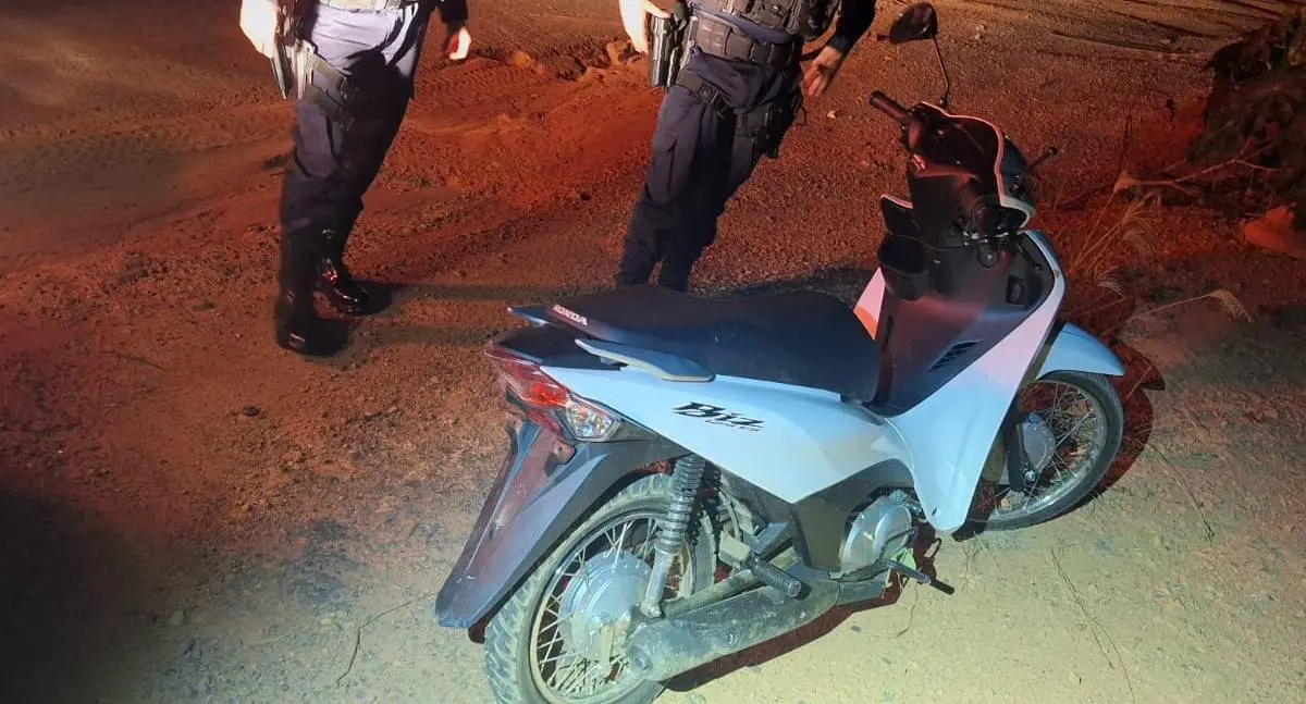 PM recupera motoneta furtada em Ariquemes em menos de 24 horas