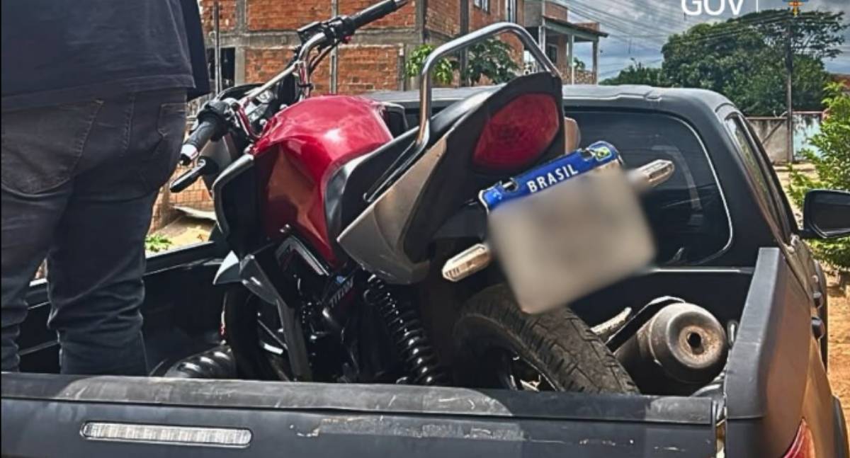 Polícia Civil apreende moto usada em manobras perigosas em Ouro Preto do Oeste