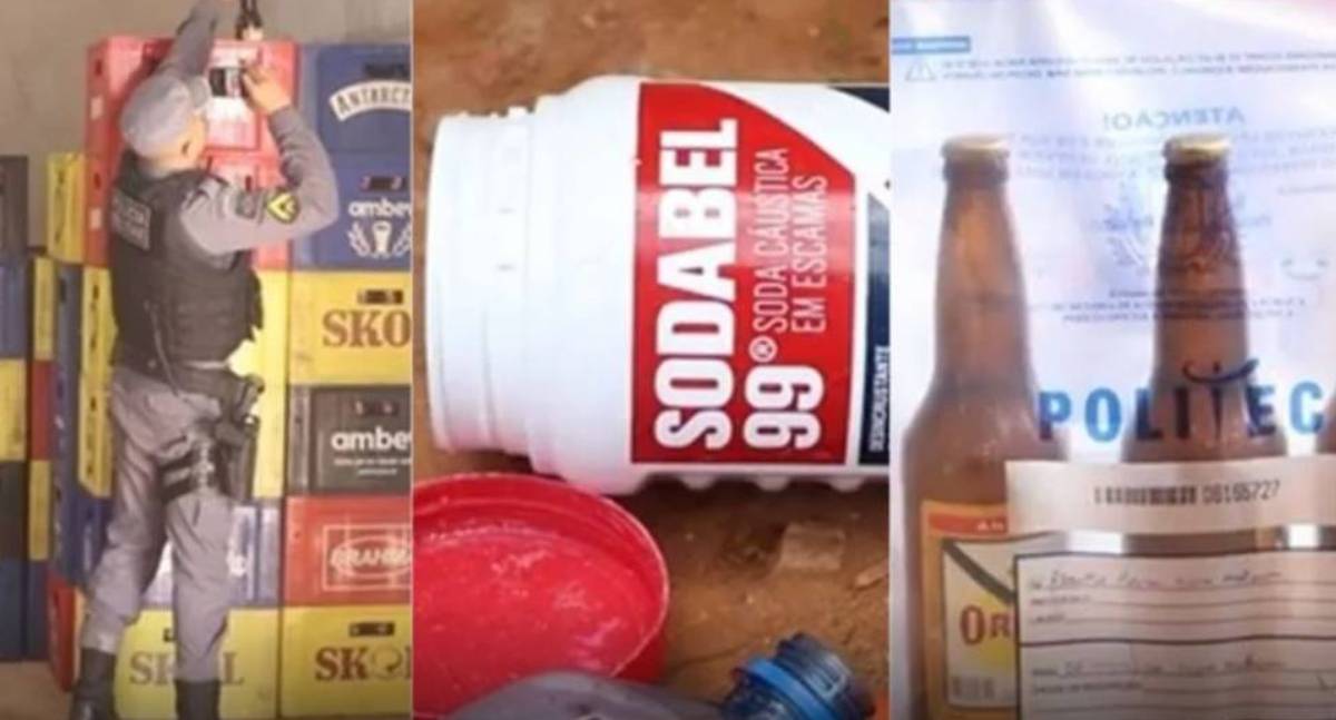 Polícia fecha fábrica clandestina de cervejas fake