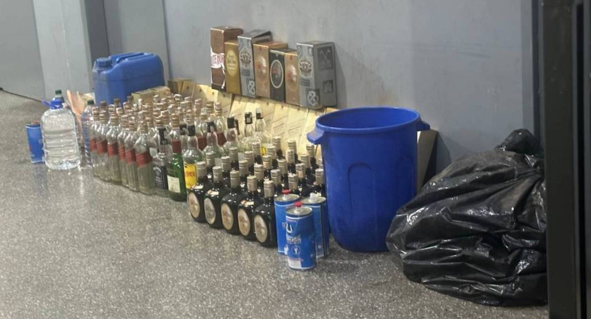Polícia fecha mais uma fábrica clandestina de uísques falsificados