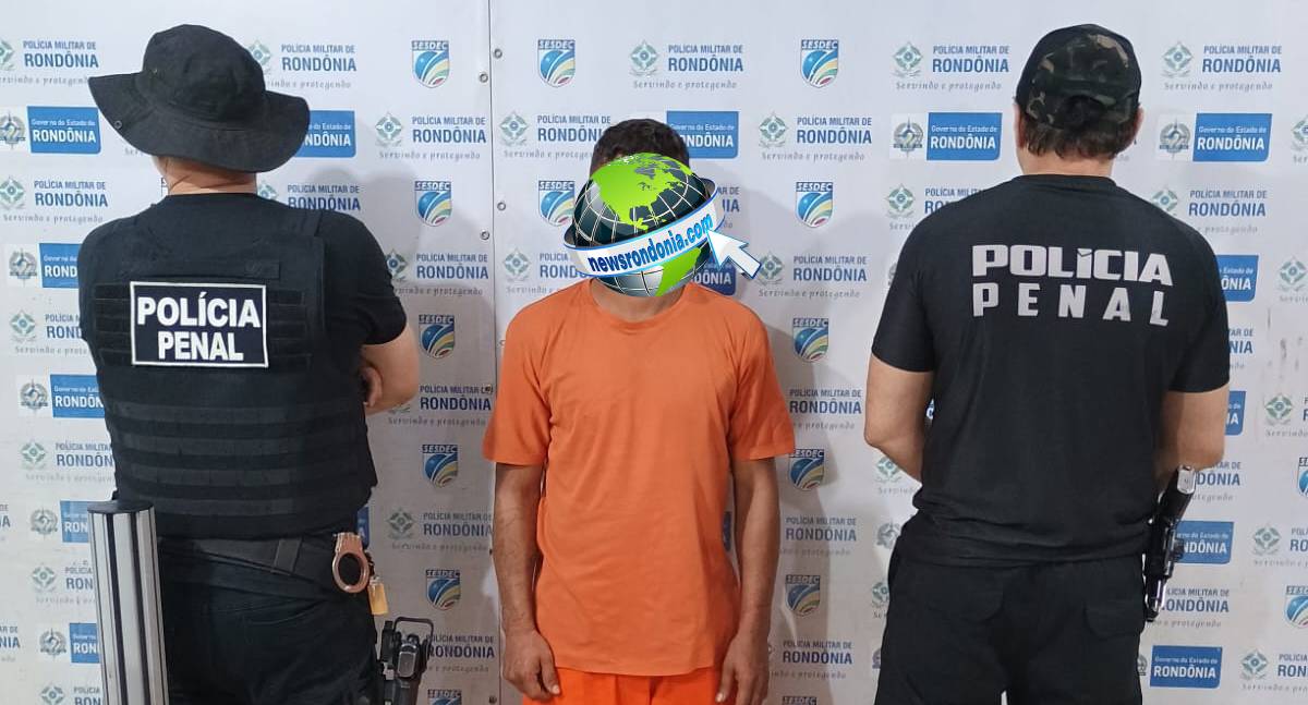 Polícia Penal flagra apenado com maconha e impede fuga na Colônia Agrícola Penal em Porto Velho