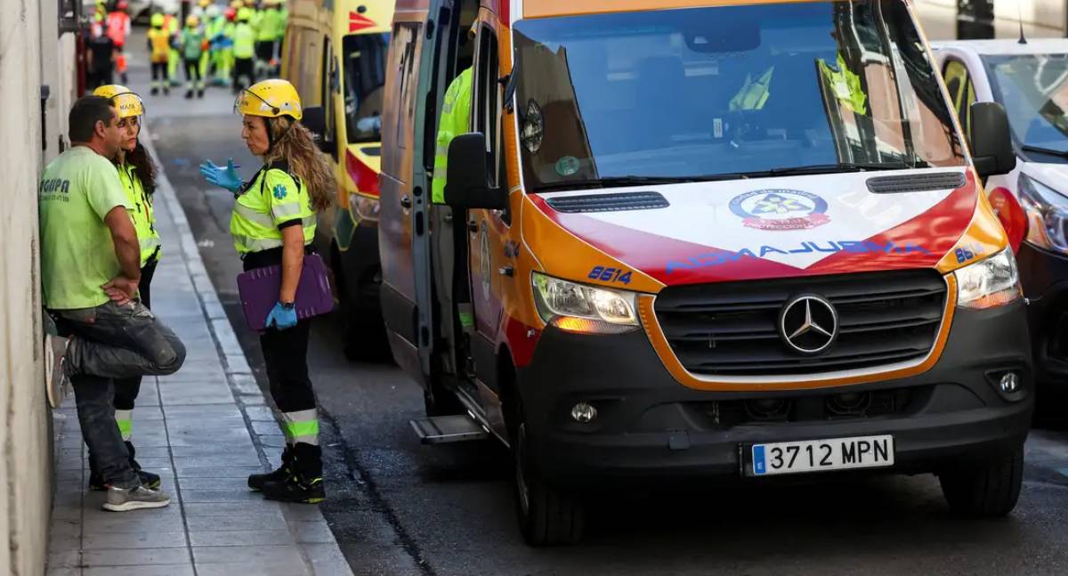 Prédio em obras desaba no centro de Madri e deixa 3 feridos
