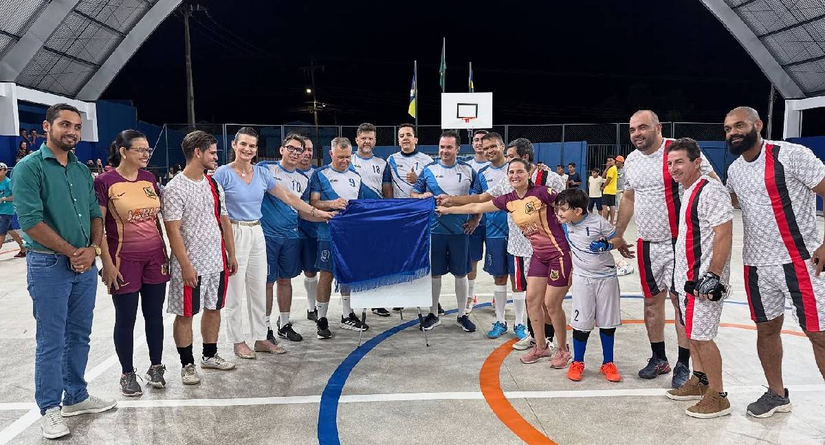 Prefeitura de Jaru inaugura Quadra Poliesportiva no Jardim dos Estados