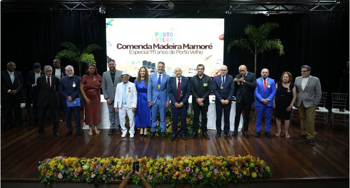 Prefeitura de Porto Velho entrega Comenda Madeira-Mamoré a personalidades que contribuem para o desenvolvimento da cidade