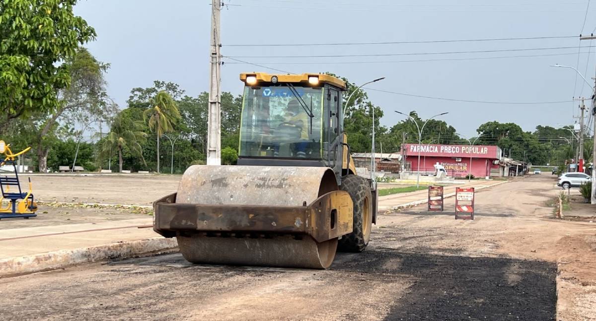 Prefeitura de Porto Velho intensifica ações nos distritos com serviço de tapa-buracos em Jaci-Paraná