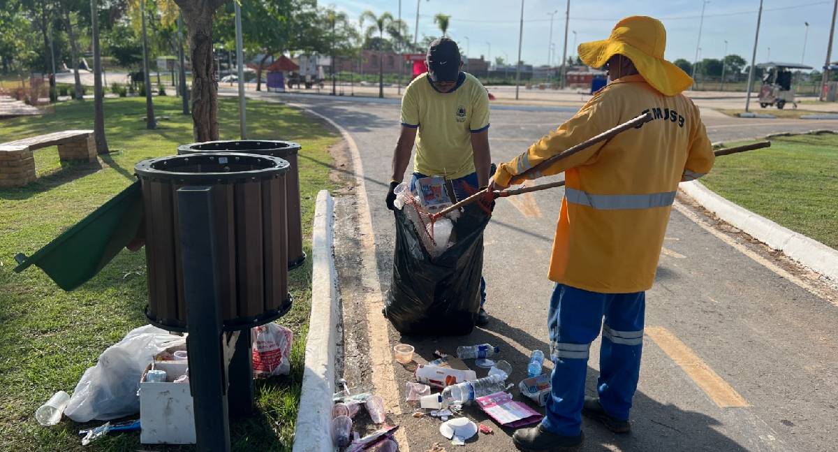 Prefeitura garante limpeza e bem-estar no Parque da Cidade durante evento Cidade Alegria