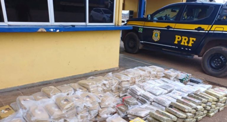 PRF em Rondônia apreende 360 kg de drogas em Porto Velho