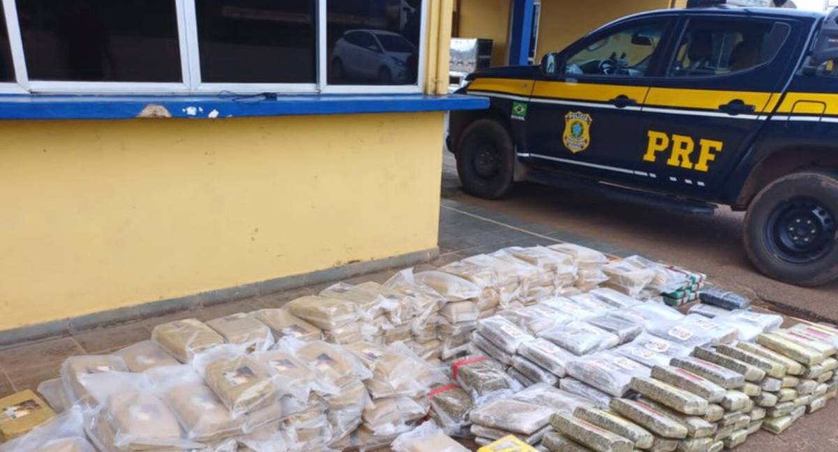 PRF em Rondônia apreende 360 kg de drogas em Porto Velho