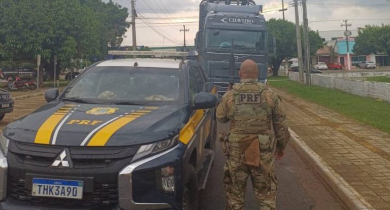 PRF em Rondônia intercepta combinação adulterada de veículos em Ariquemes