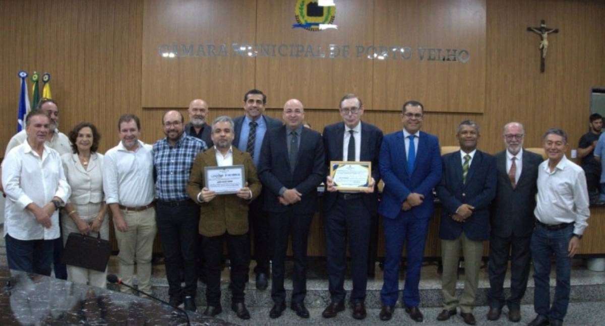 Procurador de Justiça Ivo Scherer recebe título de Cidadão Honorário de Porto Velho por trajetória pioneira no MPRO